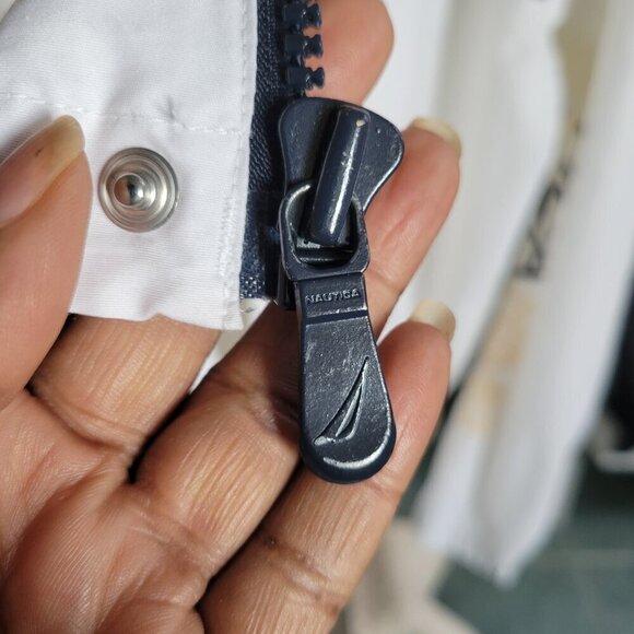 Nautica NS-83 White Zip-Up Vintage Jacket (Size: XXL) - Picture 10 of 16